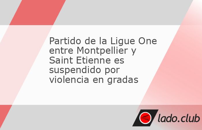 El partido entre el Montpellier y el Saint Etienne, de la vigésima sexta jornada de laLigue 1, ha sido suspendido a falta de media hora y cuando los visitantes ganaban por 0-2, debido a los graves in