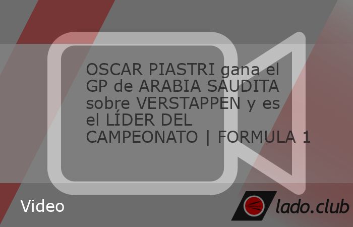 Oscar Piastri ganó el Gran Premio de Arabia Saudita sobre Max Verstappen y es el líder del campeonato mundial de Fórmula 1 sobre Lando Norris. Charles Leclerc completó el podio. #formula1 #piastri
