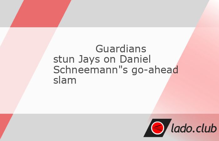  Daniel Schneemann drove in all of Cleveland"s runs with two homers, highlighted by a go-ahead, ninth-inning grand slam, as the visiting Guardians stun 