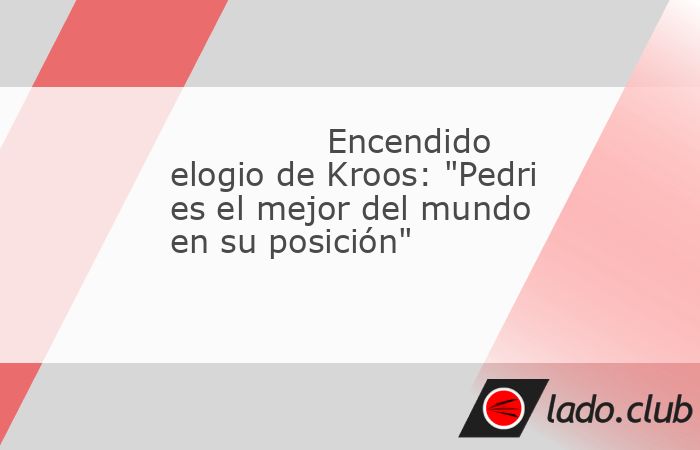 Toni Kroos, que se retiró el pasado verano, se deshizo en elogios en su podcast hacia Pedri González, hasta el punto de asegurar que ahora es el número uno del mundo en su puesto. A una semana del 
