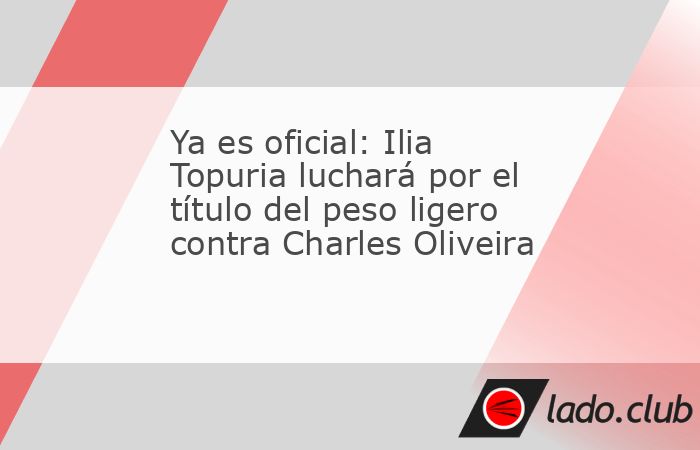 Se ha hecho esperar mucho, pero ya es oficial. Ilia Topuria luchará como él quería por el cinturón indiscutido del peso ligero de la UFC en su próximo combate, el 28 de junio durante el UFC 317 d
