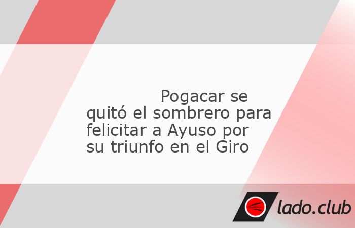 El esloveno Tadej Pogacar decidió este año no defender su triunfo de 2024 en el Giro de Italia, priorizando la preparación de cara al Tour de Francia. Pero "Pogi", que estos días días s