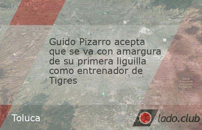 Con mucha amargura por no poder regalarle a los Incomparables una Final más, así terminó Guido Pizarro su primera experiencia como técnico de Primera División al ser eliminados por el Toluca3-0 e