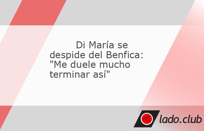 Angel di Maria no seguirá en el Benfica la próxima temporada, según dijo el propio delantero argentino después de que el equipo no pudiera ganar la Liga Portugal tras un empate 1-1 en Braga el sá