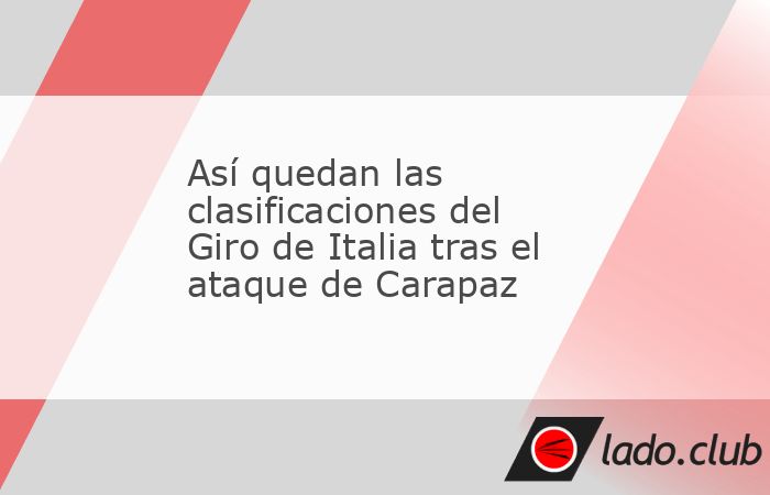 El Giro de Italia ha vivido en la undécima etapa de este miércoles, entre Viereggio y Castelnovo ne"Monti, un pequeño cambio de escenario en la general, aunque este puede ser notorio a nivel a