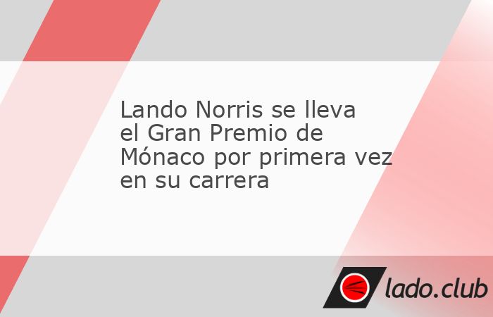 El inglés Lando Norris (McLaren) ganó este domingo el Gran Premio de Mónaco, el octavo del Mundial de Fórmula Uno, que se disputó en la mítica pista trazada en las calles de Montecarlo; en la qu