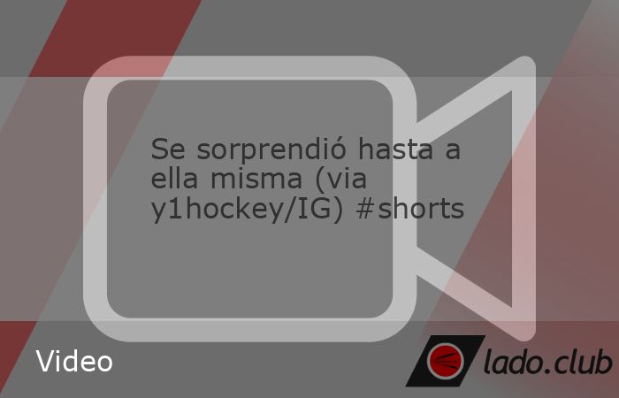 Se sorprendió hasta a ella misma (via y1hockey/IG) #shorts