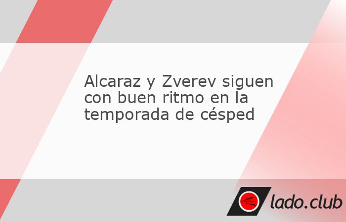 Los tenistas Carlos Alcaraz y Alexander Zverev consiguieron victorias en Queen’s y Halle, dos torneos en césped previo al inicio de Wimbledon.(Lea acá también: Jannik Sinner fue eliminado en 