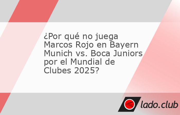 El defensa central argentino no será parte del duelo de los Xeneizes ante los Bávaros por el certamen internacional de Estados Unidos. En el marco de la Jornada 2 del Grupo C del Mundial de Clu