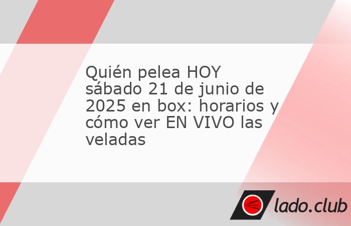 Revisa la acción más destacada de este fin de semana para que no te pierdas de nada. México busca un nuevo campeón del mundo. Este sábado 21 de junio aparecerá en escena Francisco Rodríguez Jr.