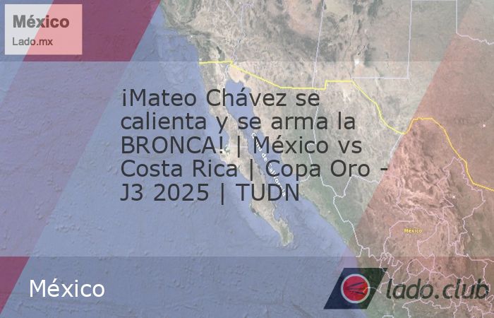 Mateo Chávez se involucró en una disputa y cuando lo acorralaron los ticos aparecieron Vaga, Chávez, Jiménez y Edson para defender al joven mexicano.

Los partidos de la Copa Oro se viven en ViX: 