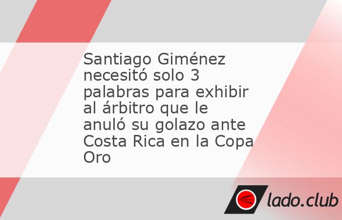 El Memote no perdonó al silbante que lo dejó sin un gol bellísimo ante la selección Tica. La participación de la Selección Mexicana en la fase de grupos de la Copa Oro finalizó este domingo con