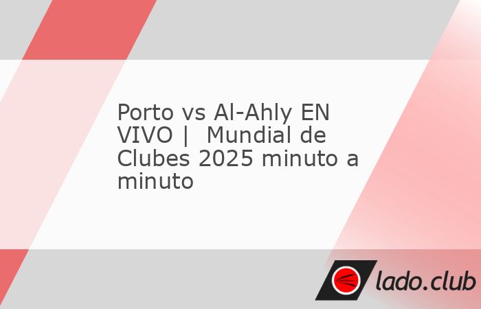 Se juega la última jornada del Mundial de Clubes, lo que significa que es la última oportunidad para lograr la clasificación a la siguiente ronda del torneo. El Porto de Martín Anselmi necesita de