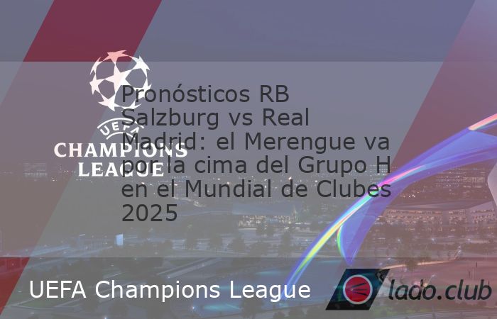 Bolavip México te ofrece los mejores pronósticos deportivos para apostar en RB Salzburg vs Real Madrid, por el Mundial de Clubes de la FIFA 2025. Se viene un duelo clave en la tercera fecha del Grup