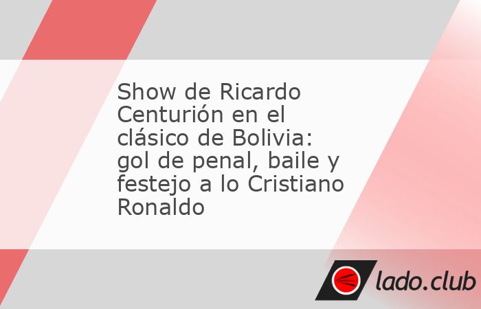 Ricardo Centurión sigue haciendo de las suyas en el fútbol boliviano. El ex futbolista de Boca Juniors, Racing Club y Vélez Sarsfield, entre otros, tuvo un duelo aparte en el clásico entre su equi