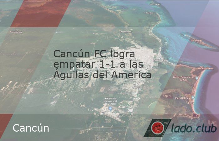 Redaccion / Grupo Cantón  El partido generó gran expectacion en la ciudad, algo que no registraba desde mucho tiempo Cancún.- América empató a un gol ante el Cancún Fc en duelo de preparación 