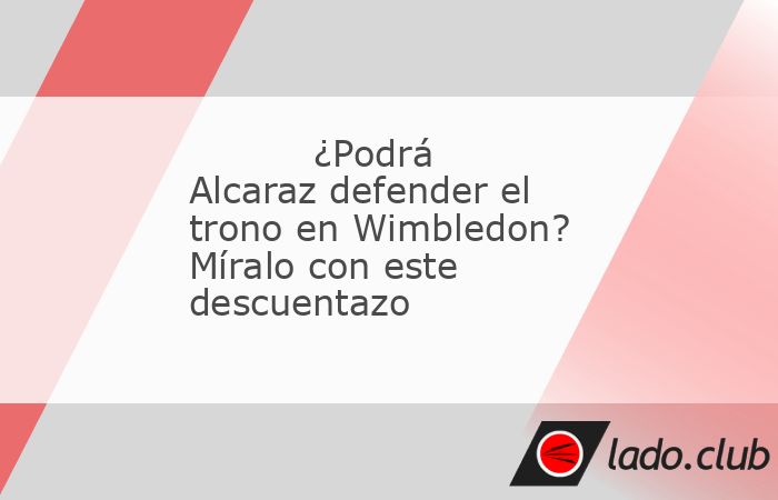 ¡Wimbledon ya está aquí! El Grand Slam más antiguo de la historia del tenis arranca este lunes para ofrecernos el mejor espectáculo sobre hierba, con la presencia de estrellas como Carlos Alcaraz