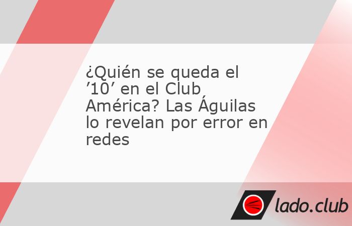 El Club América está en un periodo de muchos cambios dentro de la institución que van desde un nuevo patrocinador en la marca que los viste, salidas de jugadores, un nuevo refuerzo y ahora, la apar