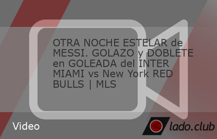 Lionel Messi sigue demostrando calidad y liderazgo en la MLS. El argentino anotó un golazo y un doblete que fue clave en la goleada del Inter Miami ante los New York Red Bulls. Con este resultado, el