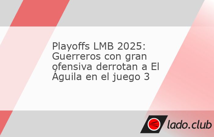 Playoffs LMB 2025: Piratas en entradas extras derrotan a Pericos en el juego 3Playoffs LMB 2025: Algodoneros de Unión Laguna ganan el tercer encuentro ante Toros de Tijuana en extrainnigPlayoffs LMB 