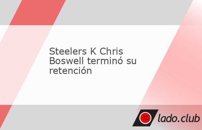 La colección Holding de este año incluye al pateador Chris Boswell.Su retención terminó en silencio cuando comenzó.Boswell jugará el sábado por la noche para Steelers, en su juego de chatleg de