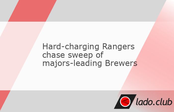 The Texas Rangers will look to sweep the best team in baseball when they square off against the Milwaukee Brewers on Wednesday afternoon in the finale 